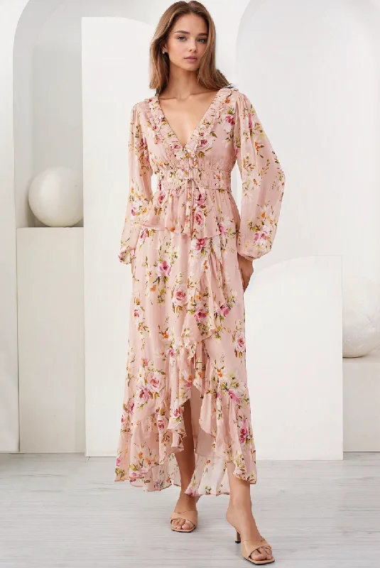 MARTINA MAXI DRESS Cozy Ribbed Maxi Dress