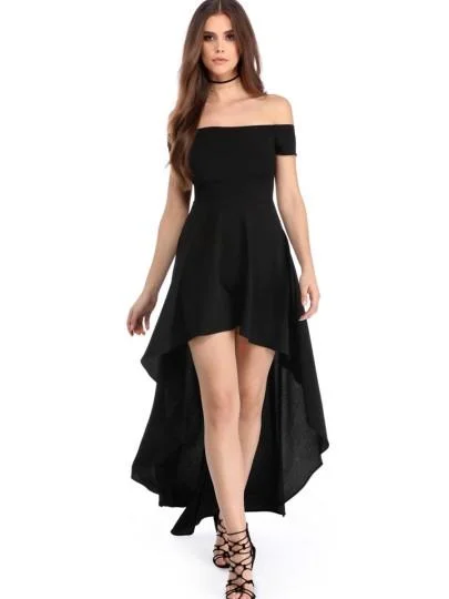 Asymmetrical Women's Maxi Dress Comfortable T-Shirt Maxi Dress